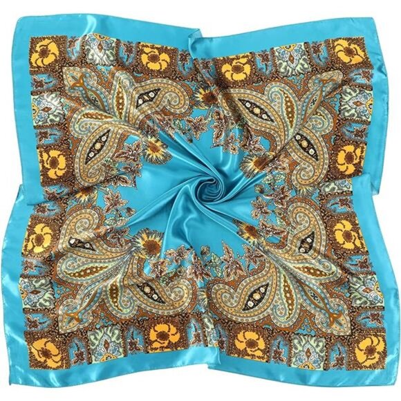 3Pcs Satin Hair Scarves Silk Bandana - Picture 5 of 6